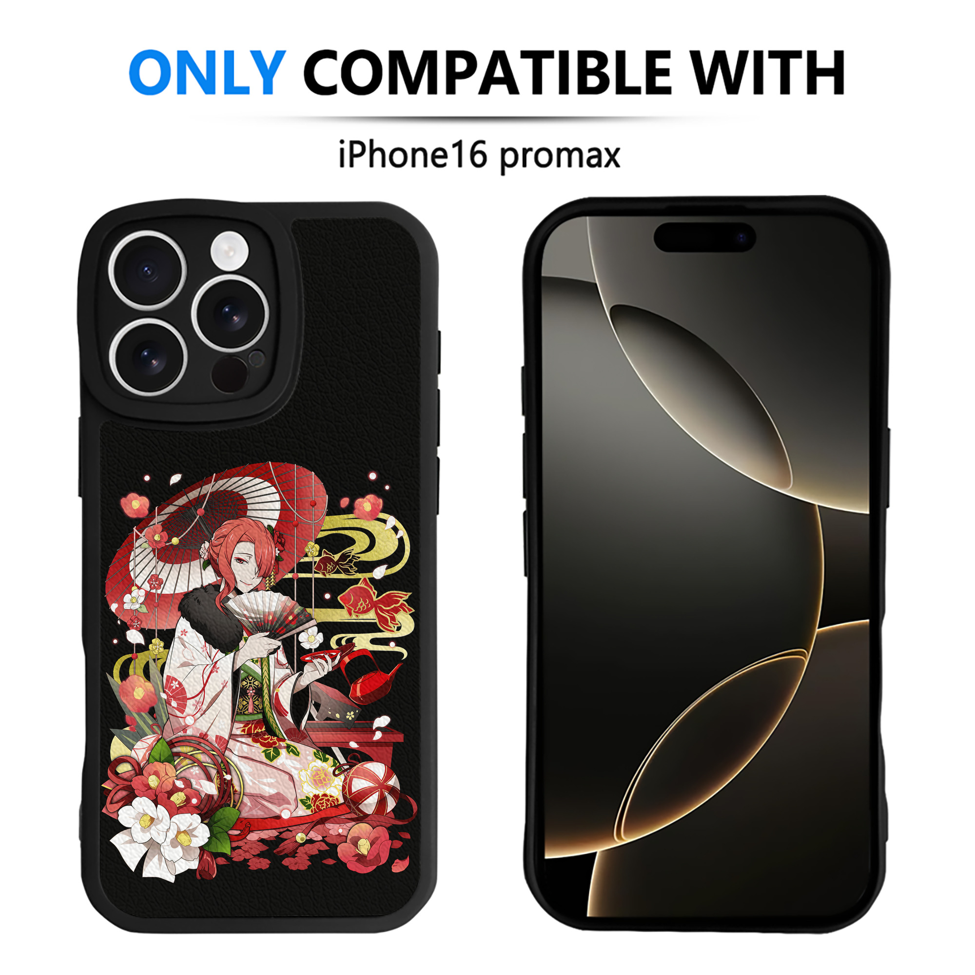 （画像用） 文豪ストレイドッグス Bungo Stray Dogs 【iPhone 16シリーズ対応】シリコンスマホケース（レザー調） 材質：シリコン